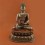 Oxidized Copper Alloy 12.5" Shakyamuni / Tomba Buddha Statue From Patan, Nepal