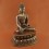 Oxidized Copper Alloy 12.5" Shakyamuni / Tomba Buddha Statue From Patan, Nepal