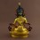 Hand Carved Painted 9" Vajrasattva / Dorjesempa Gold Gilded Copper Statue