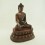 Oxidized Copper Alloy 12.5" Shakyamuni Buddha / Tomba Statue from Patan, Nepal