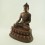 Oxidized Copper Alloy 12.5" Shakyamuni Buddha / Tomba Statue from Patan, Nepal