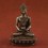 Oxidized Copper Alloy 7.25" Amitabha/Amida Opame Buddha Statue from Patan, Nepal