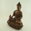 Oxidized Copper Alloy 12.75" Medicine Buddha / Sangye Menla Statue From Patan, Nepal