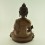 Oxidized Copper Alloy 12.75" Medicine Buddha / Sangye Menla Statue From Patan, Nepal