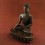 Oxidized Copper Alloy 11" Shakyamuni Buddha / Sangye Tomba Statue from Patan, Nepal