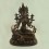 Hand Carved Fine Quality 18.5" Green Tara / Dolma S Copper Statue from Patan, Nepal