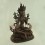 Hand Carved Fine Quality 18.5" Green Tara / Dolma S Copper Statue from Patan, Nepal