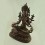 Hand Carved Fine Quality 18.5" Green Tara / Dolma S Copper Statue from Patan, Nepal