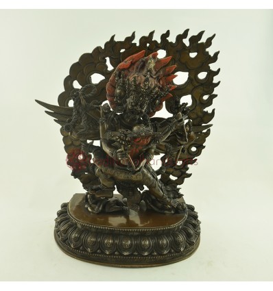 Fine Quality 13.25" Hayagriva Statue From Nepal