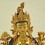 Fine Quality 9" Green Tara Copper Gold Gilded Hand Carved Gold Face Painted Statue from Patan, Nepal