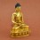 Fine Quality Hand Carved 5.5” Amitabha Buddha / Opame Copper Statue From Patan