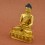 Fine Quality Hand Carved 5.5” Amitabha Buddha / Opame Copper Statue From Patan