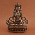 Fine Quality 8.75" Aparmita / Amitayus / Tsepame Copper Statue from Patan, Nepal