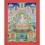 39.5" x 29.5" White Tara Thangka Painting