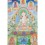 39.5" x 29.5" White Tara Thangka Painting