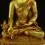 Fine 15.25" Medicine Buddha / Sangye Gold Gilded Face Painted Copper Statue Frm Patan, Nepa