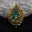 Gold Plated Yellow Dzambhala & Medicine Buddha Silver Ghau / Pendant / Prayer Box