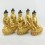 8.5” Dhyani Buddha or Pancha Buddha Statues Set