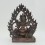 Fine Quality 10.25" Manjushri on Lion Statue From Patan,Nepal.