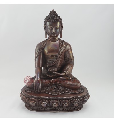 Fine Quality 12.5" Shakyamuni Buddha Tomba Statue From Patan, Nepal