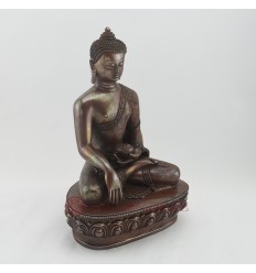 Fine Quality 11.25" Shakyamuni Buddha Tomba Statue From Patan, Nepal. 