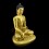 Hand Made Copper Alloy with Gold Gilded and Antiquated 20.5"Shakyamuni Buddha Statue