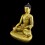 Hand Made Copper Alloy with Gold Gilded and Antiquated 20.5"Shakyamuni Buddha Statue