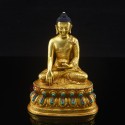 Hand Made 6.5" Sakyamuni Buddha Tomba Statue