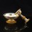 Hand Made Copper Alloy with Gold & Silver Plating 7" Offering Sherkim Set