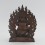  Hand Carved 9" Bernagchen Mahakala Statue Copper Statue From Patan, Nepal