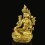 Hand Made Copper Alloy with 24 Karat Gold Gilded 14" Green Tara / Drolma Statue