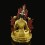 Hand Made Copper Alloy with 24 Karat Gold Gilded 14" Green Tara / Drolma Statue