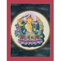 21.5" x 16.5" Manjushri Thangka Tibetan Buddhist Scroll Painting