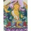 21.5" x 16.5" Manjushri Thangka Tibetan Buddhist Scroll Painting