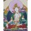 21.5" x 16.5" White Tara Tibetan Buddhist Scroll Thangka Painting