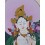 21.5" x 16.5" White Tara Tibetan Buddhist Scroll Thangka Painting