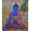 32" x 27" Medicine Buddha Thangka Scroll Painting From Patan, Nepal.