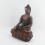 Hand Made Oxidized Copper Alloy 13" Shakyamuni Buddha Statue