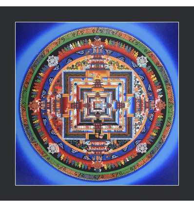 Kalchakra Mandala Thangka Painting