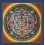 Kalachakra Mandala Thangka Scroll Painting From Patan, Nepal.