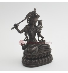 Machine Made Tibetan Buddhist 6" Manjushri / Jampelyang Statue