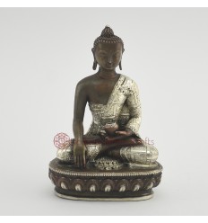 Machine Made Tibetan Buddhist 4.75" Sakyamuni Buddha Tomba Statue