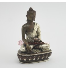 Machine Made Tibetan Buddhist 4.75" Sakyamuni Buddha Tomba Statue