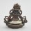 Machine Made Tibetan Buddhist 3.75" Yellow Dzambhala Statue