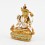 Machine Made Hand Painted Copper Alloy with Gold Plated Chenrezig Buddha Statue