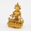 Machine Made Tibetan Buddhist Copper Alloy with Gold Plated Ksitigarbha Statue