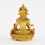 Machine Made Tibetan Buddhist Copper Alloy with Gold Plated Ksitigarbha Statue