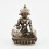 Machine Made Oxidized Copper Alloy with Silver Plated 4" Ksitigarbha Statue