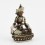 Machine Made Oxidized Copper Alloy with Silver Plated 4" Ksitigarbha Statue