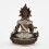 Machine Made Oxidized Copper Alloy with Silver Plated 4" Ksitigarbha Statue